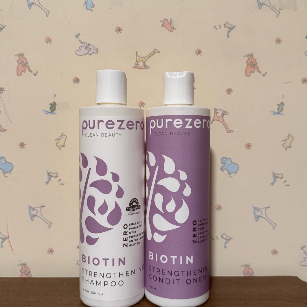 Purezero Biotin Strengthening Shampoo and Conditioner